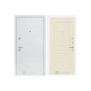 Входная дверь Labirint Трендо 03 Крем софт